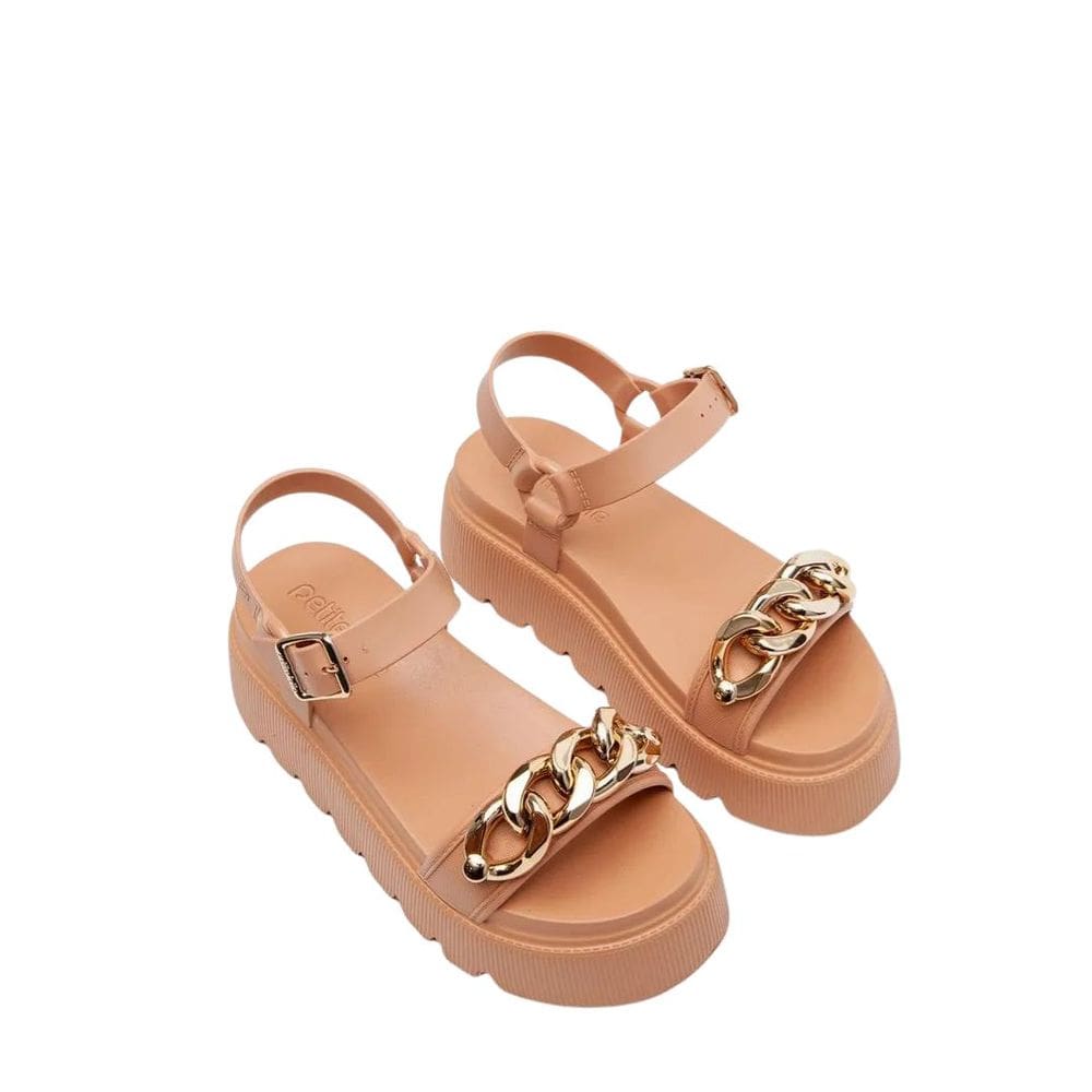 Sandália Petite Jolie Wish Plataforma Corrente