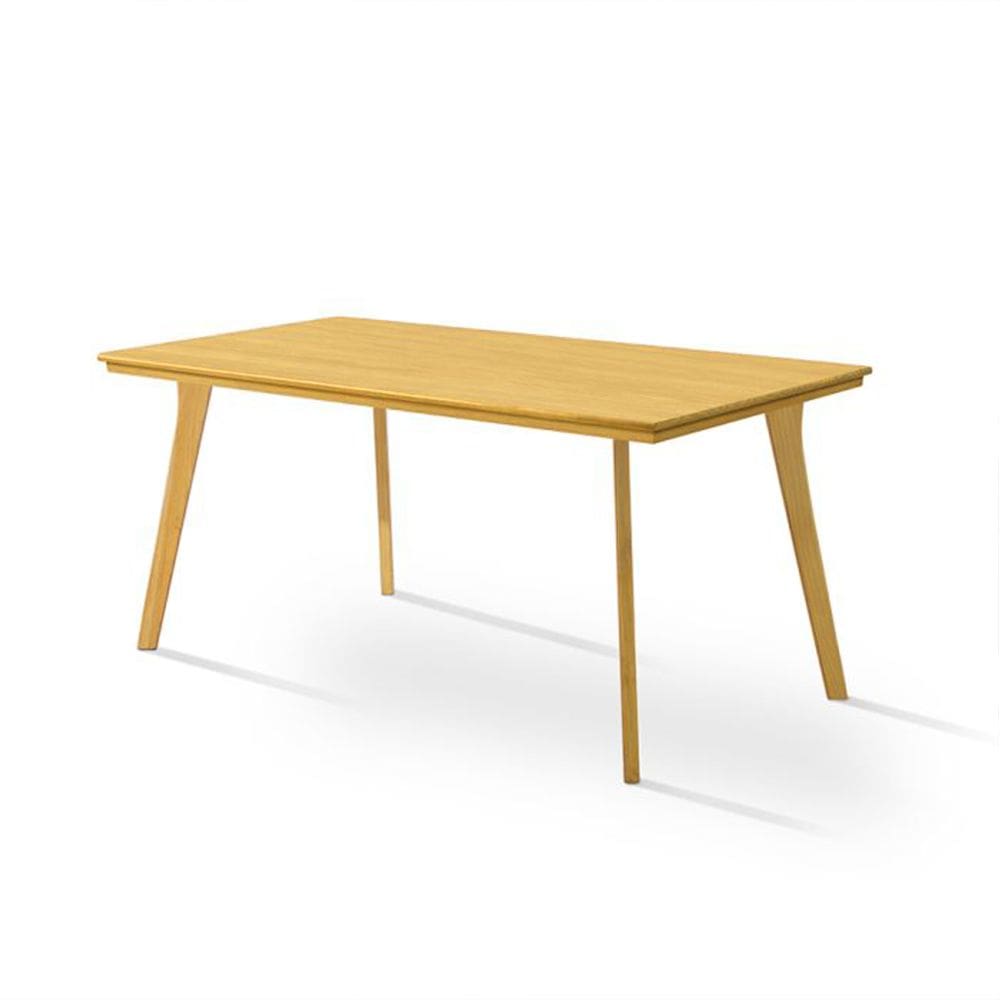 Mesa de Jantar em Madeira Maciça Millena 160x80 com Pés de Madeira - Imbuia