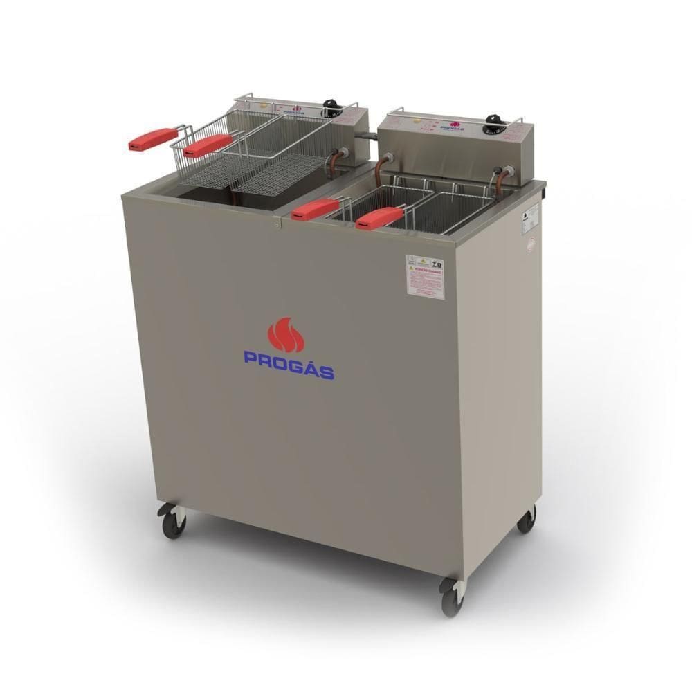 Fritador Elétrico Pr-200e água óleo Tanque Individual Progás 220v 220v