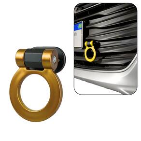 Tow Hook Engate Reboque Carro Camionete Universal Amarelo