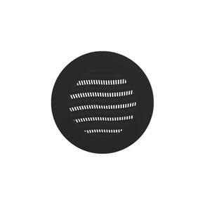Grelha De Acabamento E Ventilação Joinsul 100 Mm Preto