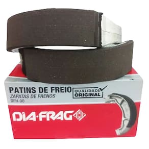 Patim Freio Biz 100 Biz 110 Biz 125 Pop 100 Bros 125 Bros 150 Bros 160 Traseiro Diafrag 0,25Mm