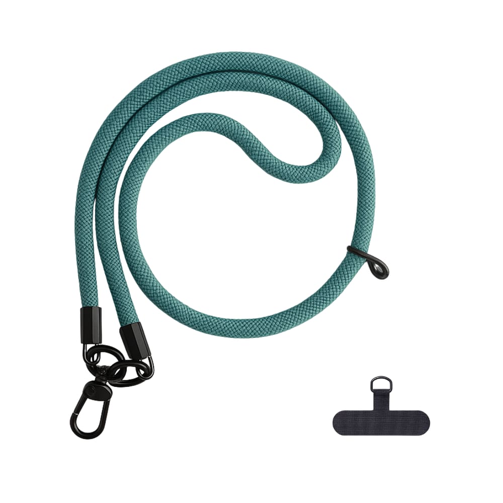 Cordão Universal Nerdcase para Celular, Nylon, Verde Água