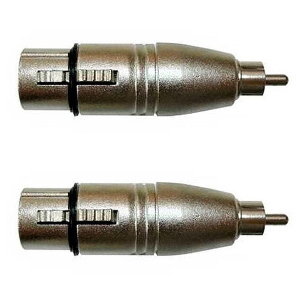 Adaptador Rca Macho P/Xlr 3P Fêmea Niq. Wc 242 Ad 02