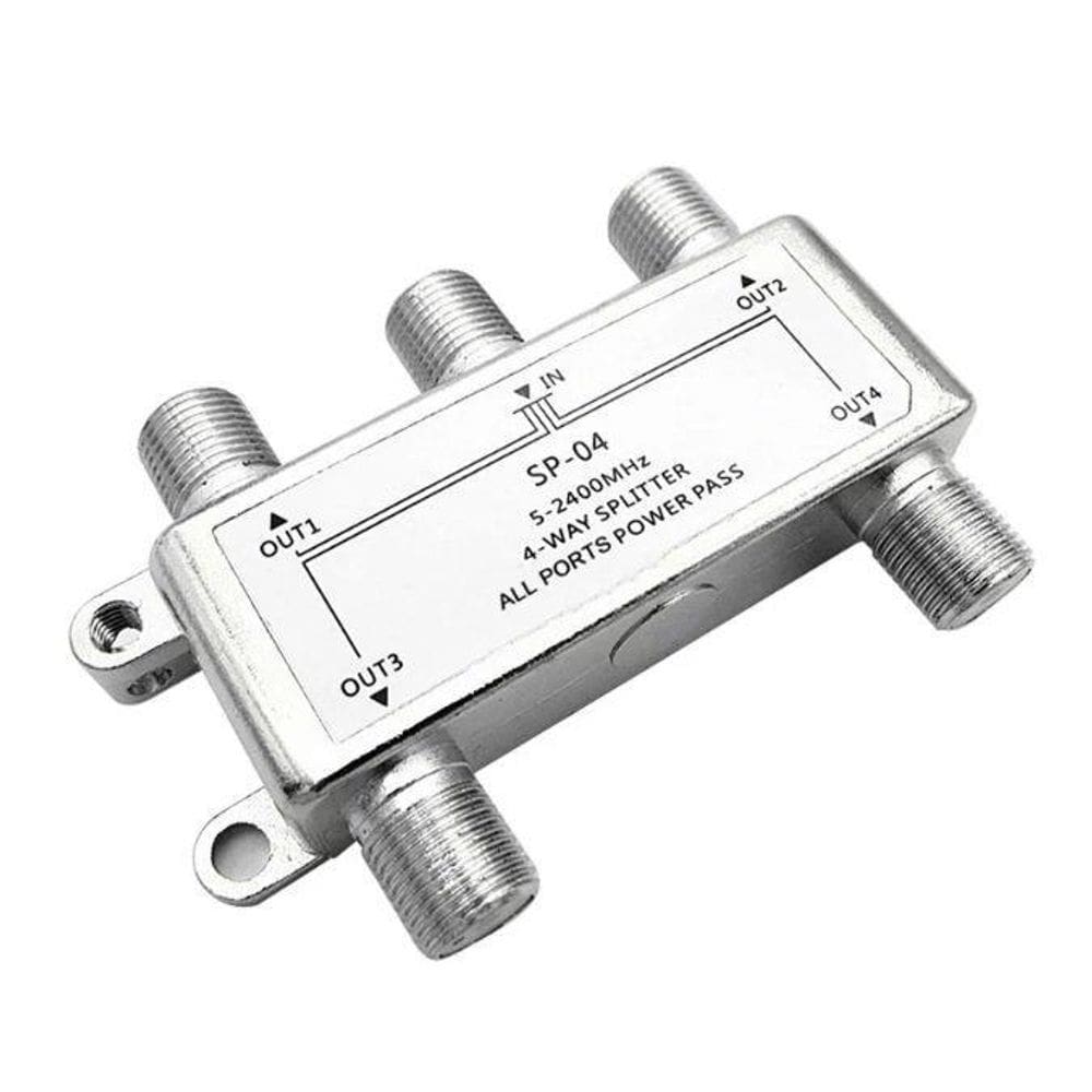 Divisor De Antena 1X4 5-2400Mhz Satelite