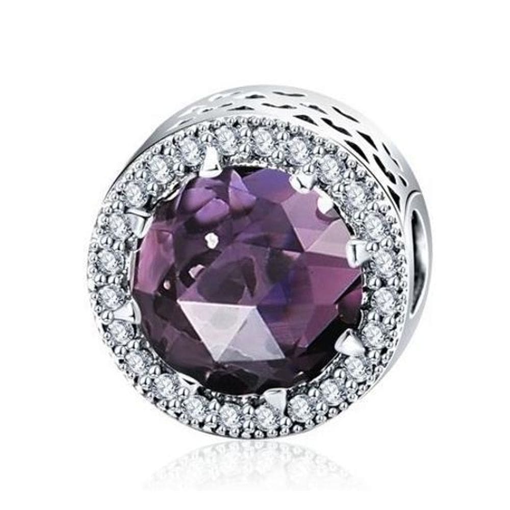 Berloque Separador Radiante Roxo