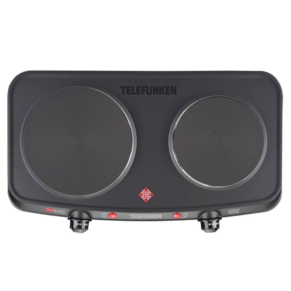 Fogao Eletrico Duplo Preto 1900W 110V Tf-Ae10500