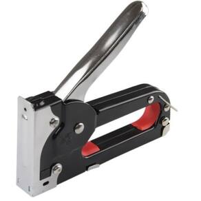 Kit Grampeador Pinador De Tapeceiro Profissional Maleta Kit Completo 4 A 14mm 300 Grampos Pregos Estofado Madeira