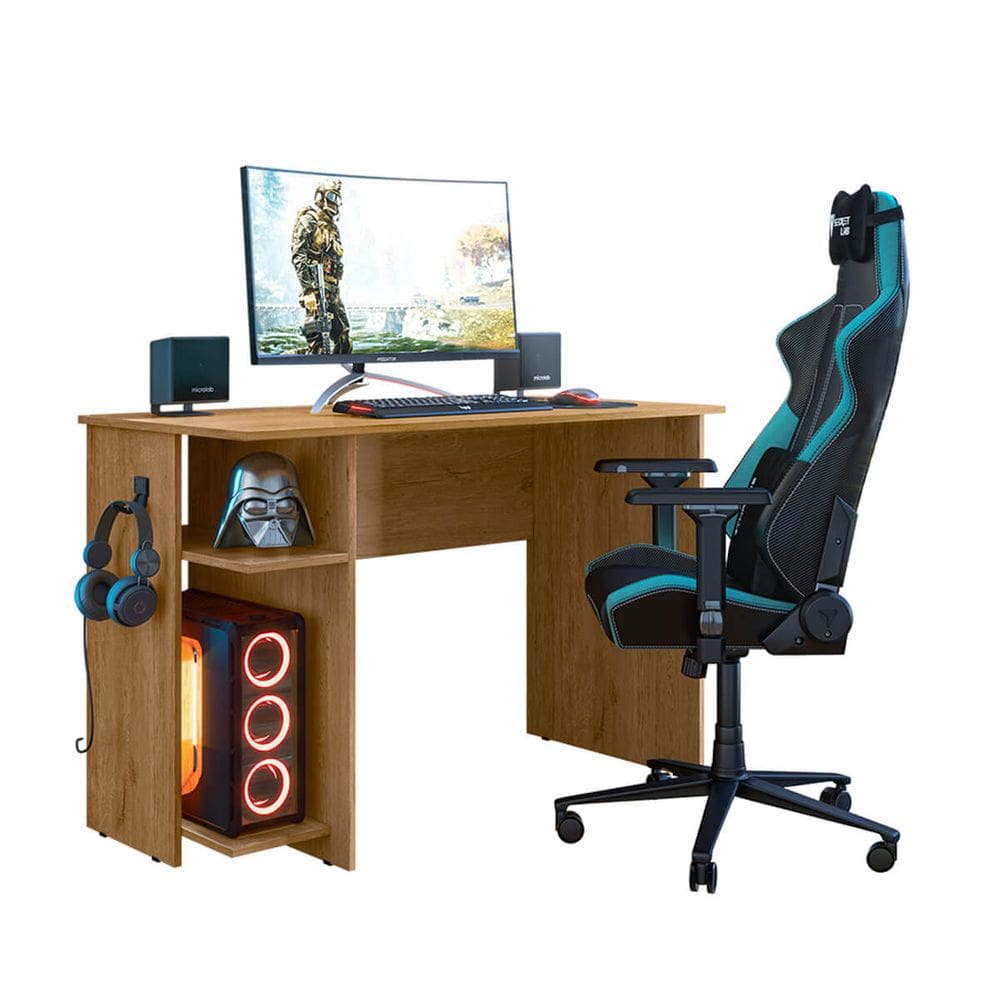 Mesa 114cm Gamer Outlaw Player -Freijo Toq - ÉdeCasaMóveis