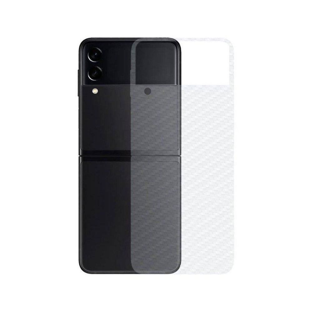 Película Para Galaxy Z Flip 3 - Traseira De Fibra De Carbono