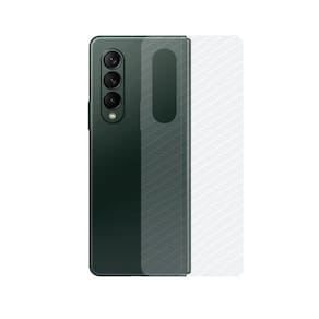 Película Para Galaxy Z Fold 4 - Traseira De Fibra De Carbono
