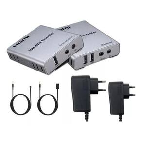 Extensor Kvm Hdmi Full Hd Por Rede Ip 60 Metros 1080P 4K 2K