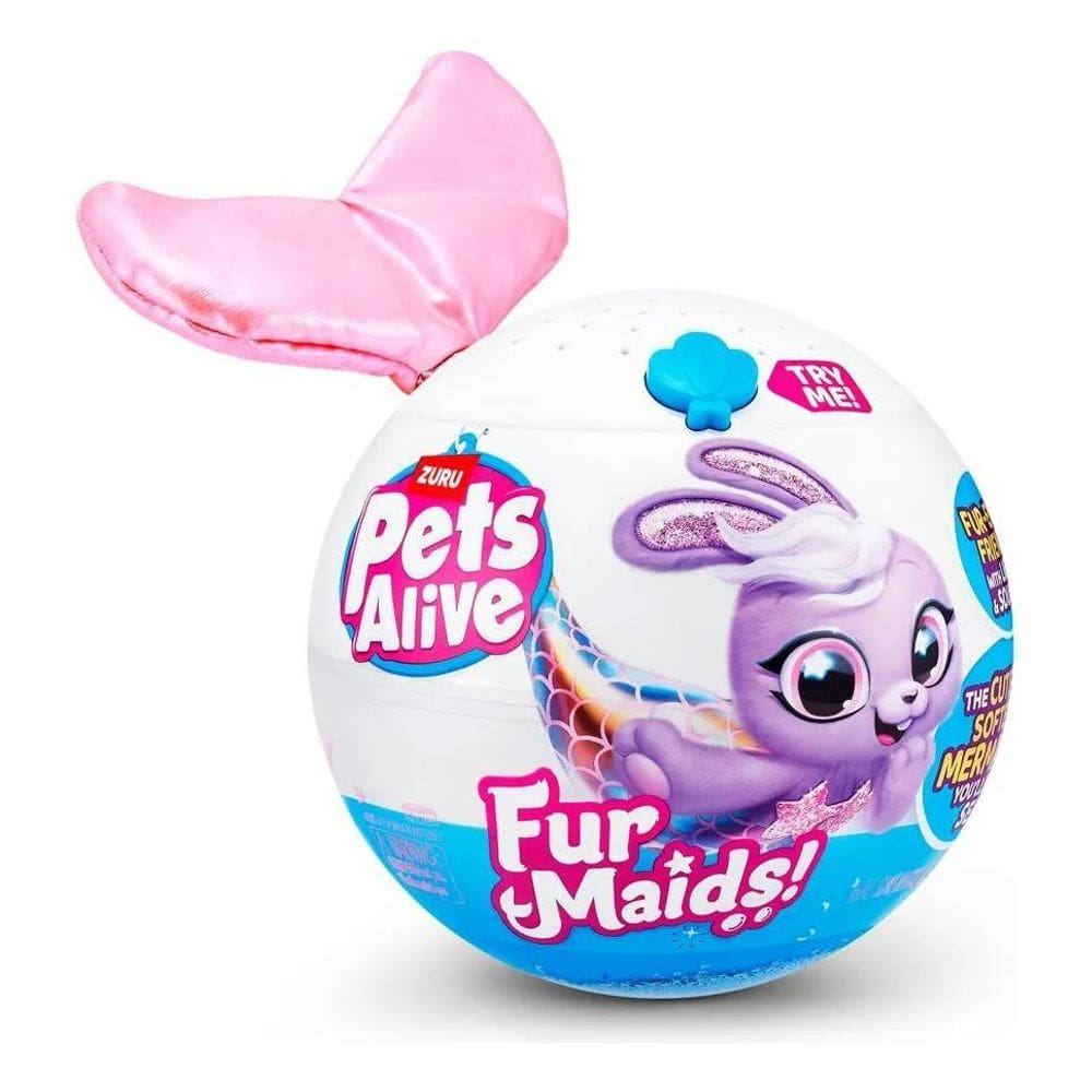 Pelúcia Pets Alive Furmaids Rosa Candide 1245