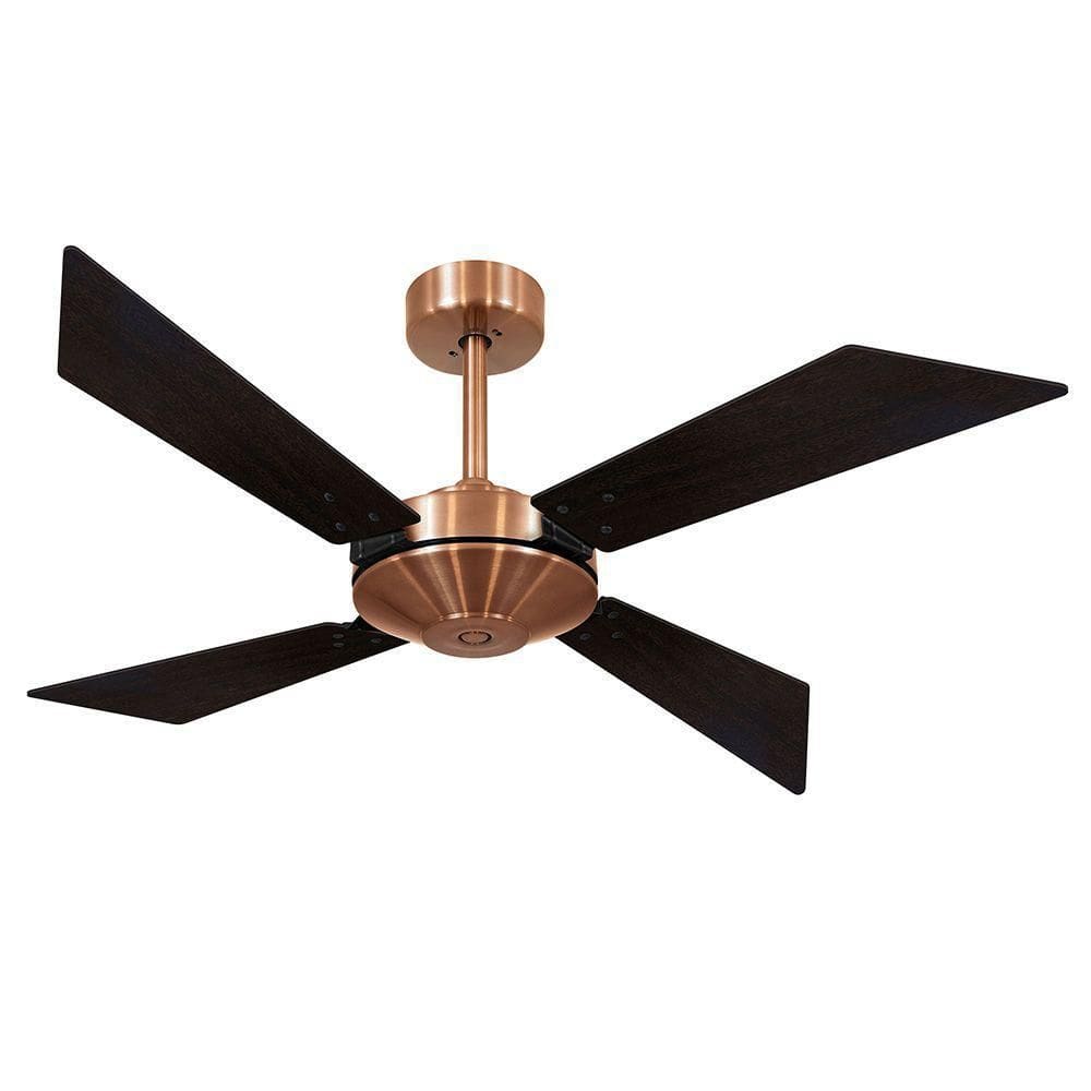 Ventilador De Teto Volare Cobre 4 Pás Tabaco 220V