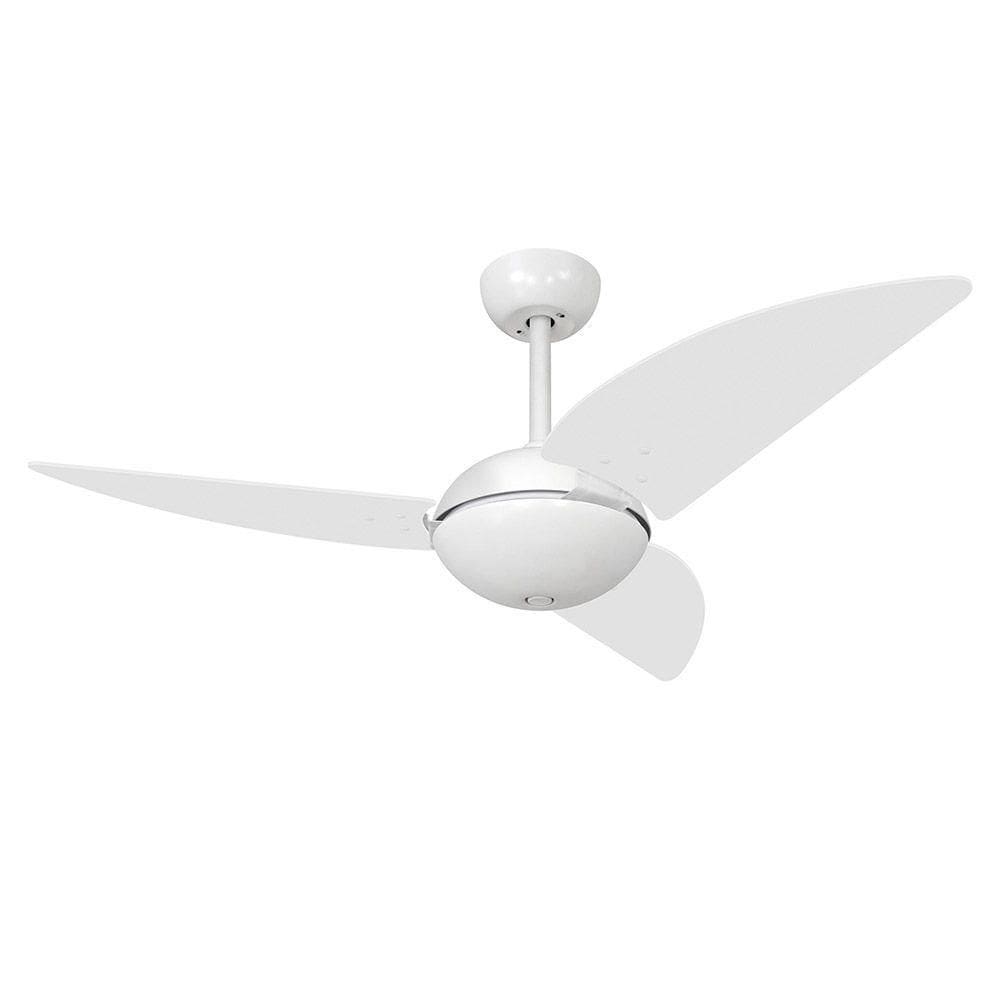 Ventilador De Teto Volare Branco Fosco 4 Pás Branco 220V