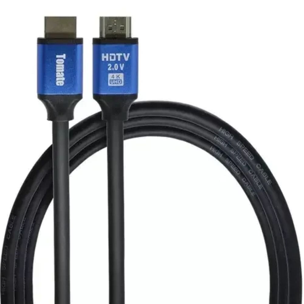 Cabo HDMI + HDMI Ultra HD 4K 2M MHD Tomate