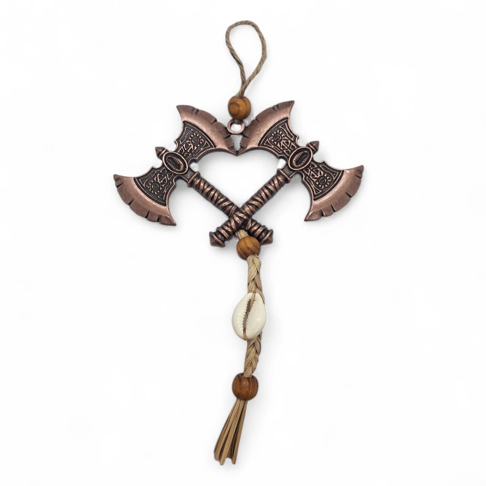 Enfeite de Porta Orixá Xangô Força Proteção Espiritual 26 cm