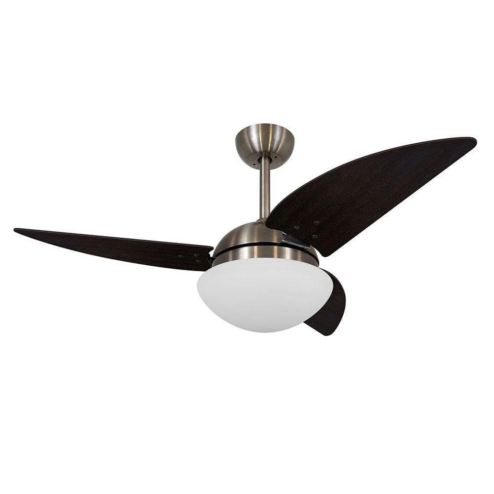 Ventilador De Teto Volare Bronze Vd42 3 Pás Tabaco 110V