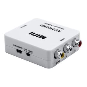 Mini Conversor Av Rca Para Hdmi Com Áudio 1080P Full Hd