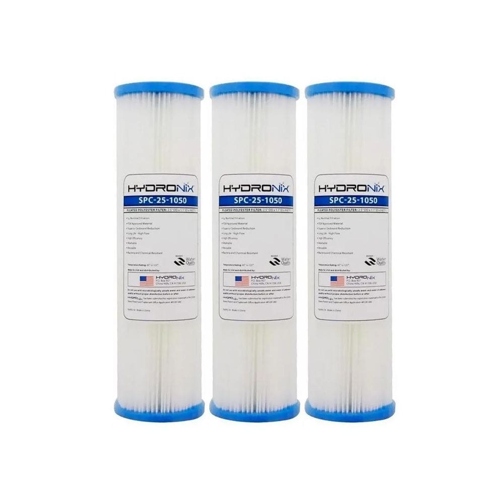 Kit 3 Refil Plissado Hydronix 50M 10X2.1/2 Spc-25-1050