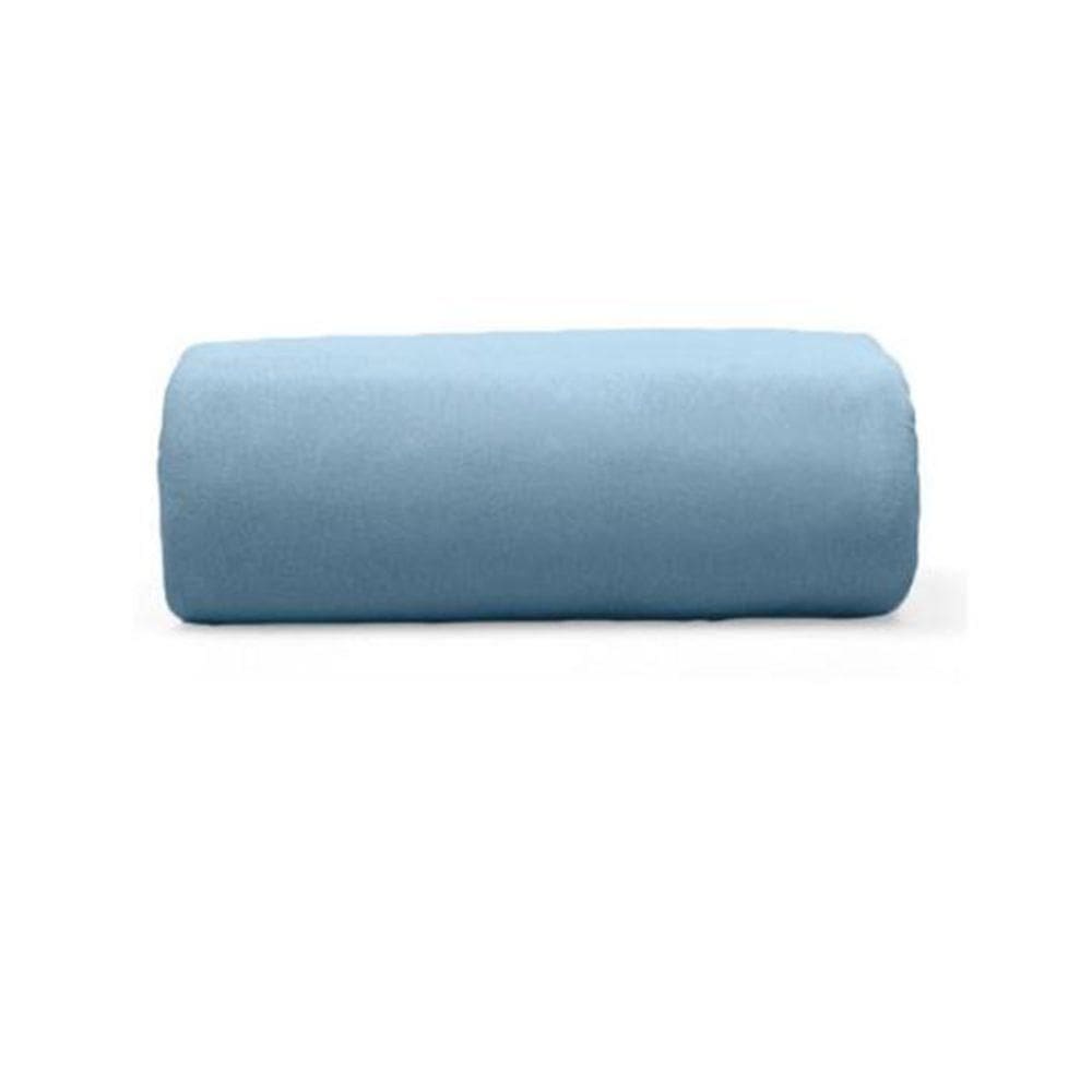 Lençol Buettner King Malha 100% Algodão Basic Liso Com Elástico Jeans