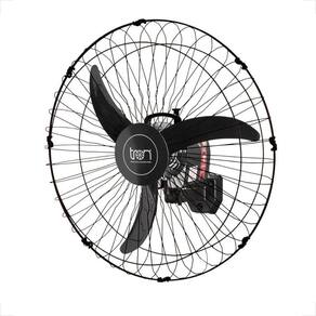 Ventilador Parede Oscilante 60cm Bivolt 140W Preto Industrial
