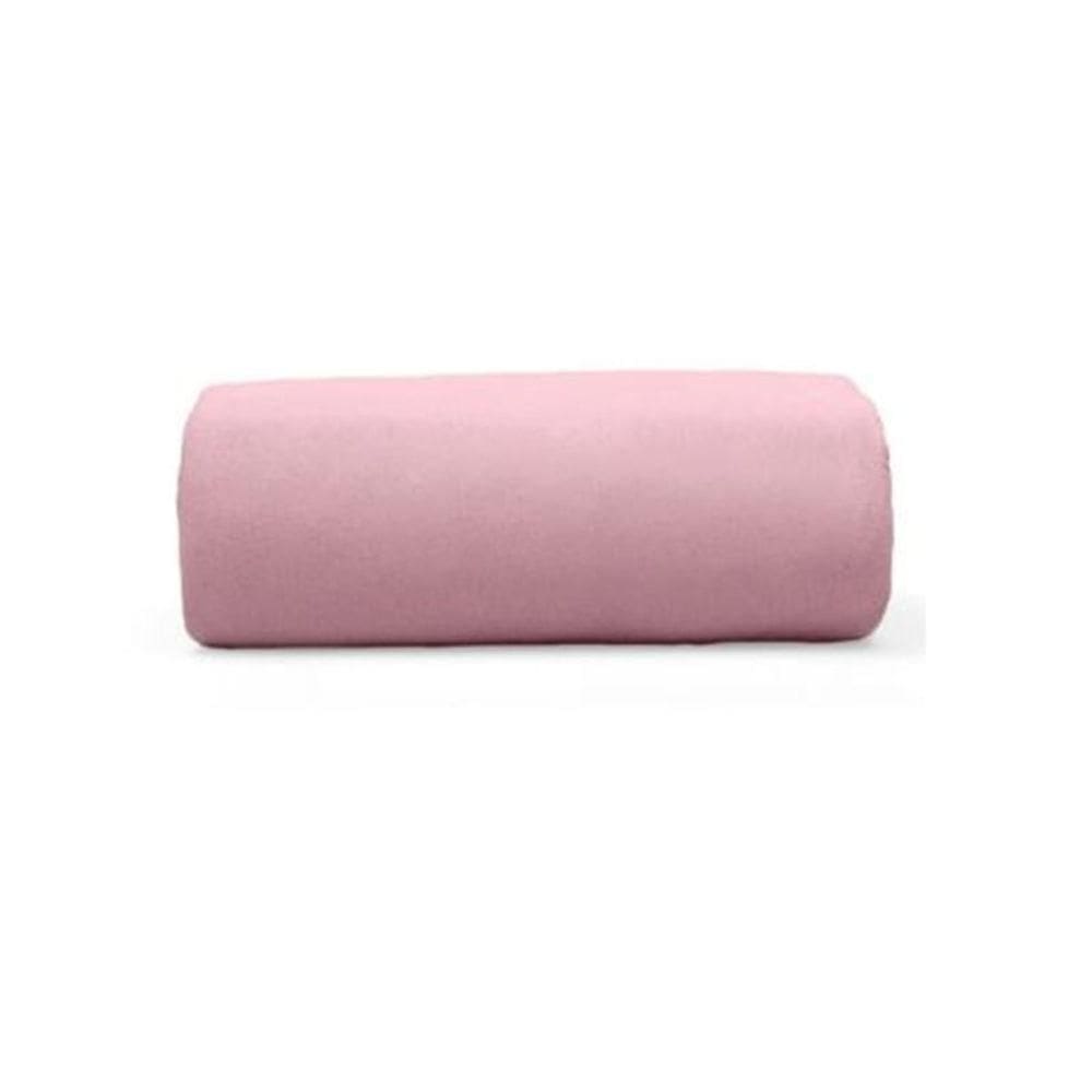 Lençol Buettner King Malha 100% Algodão Basic Liso Com Elastico Rose Blush