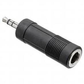 Adaptador De Áudio P10 6.35Mm Para P2 3.5Mm