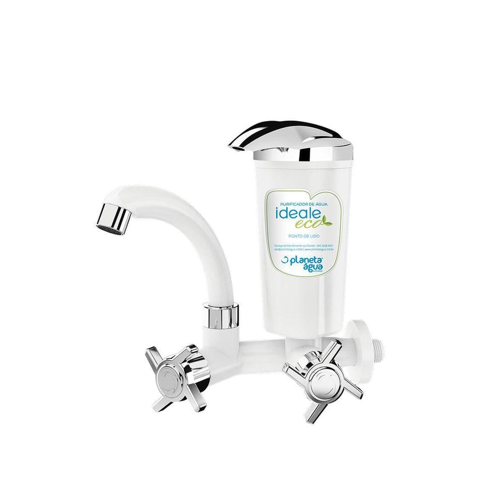 Purificador Ideale Eco Branco/Cromado Embalagem Econômica