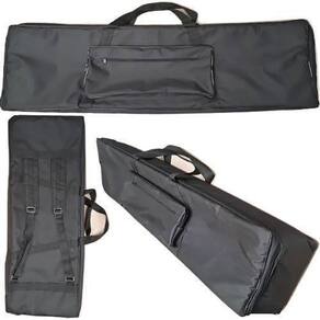 Capa Bag Para Teclado Korg D1 61 Nylon Master Luxo Preto