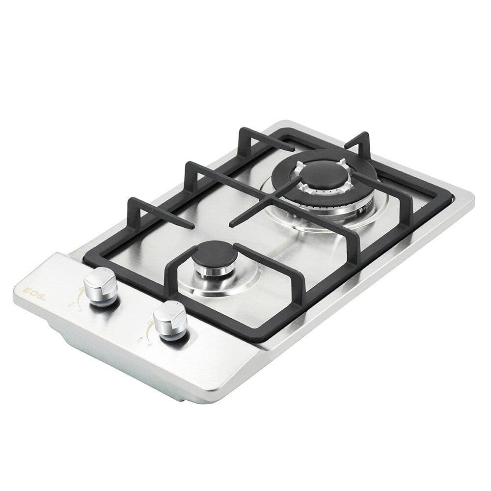 Cooktop Dominó a Gás 2 Bocas EOS Inox ECG02 Bivolt