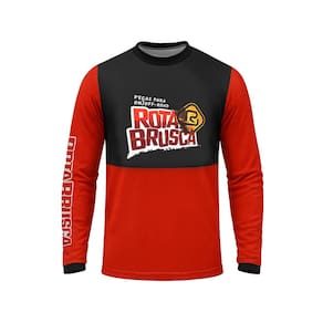 Camisa Manga Longa Rota Brusca Trilha Enduro Motocross Velocross