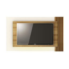 Painel com led para TV PL3003 Natural/Off White - Tecno