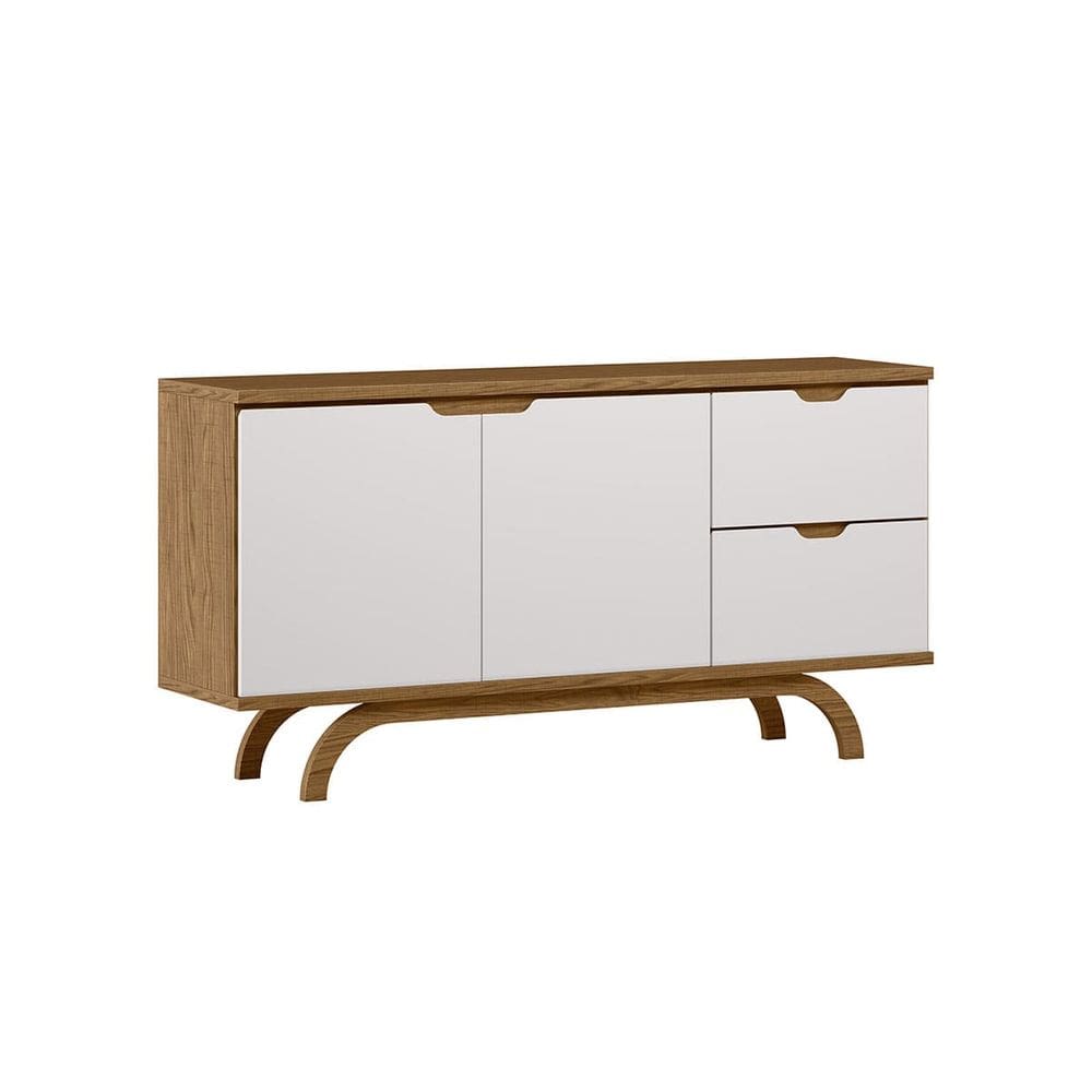 Balcão 2 Portas 2 Gavetas Com 150cm Rennes Ype - Off White - ÉdeCasaMóveis