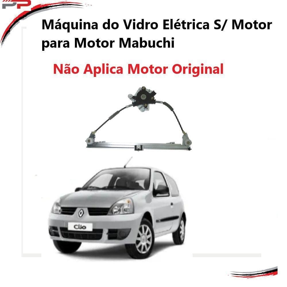 Máquina Vidro Elétrico S-motor Direito Clio 99-16 2pts - Mab