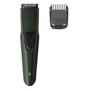 Barbeador sem Fio Dual Pente Lamina Autoafiaveis Verde Bivolt