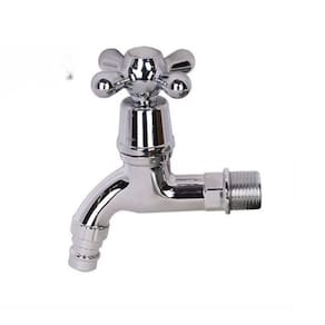 Torneira Curta Pia Tanque Banheiro Pvc Cromada 1/2``