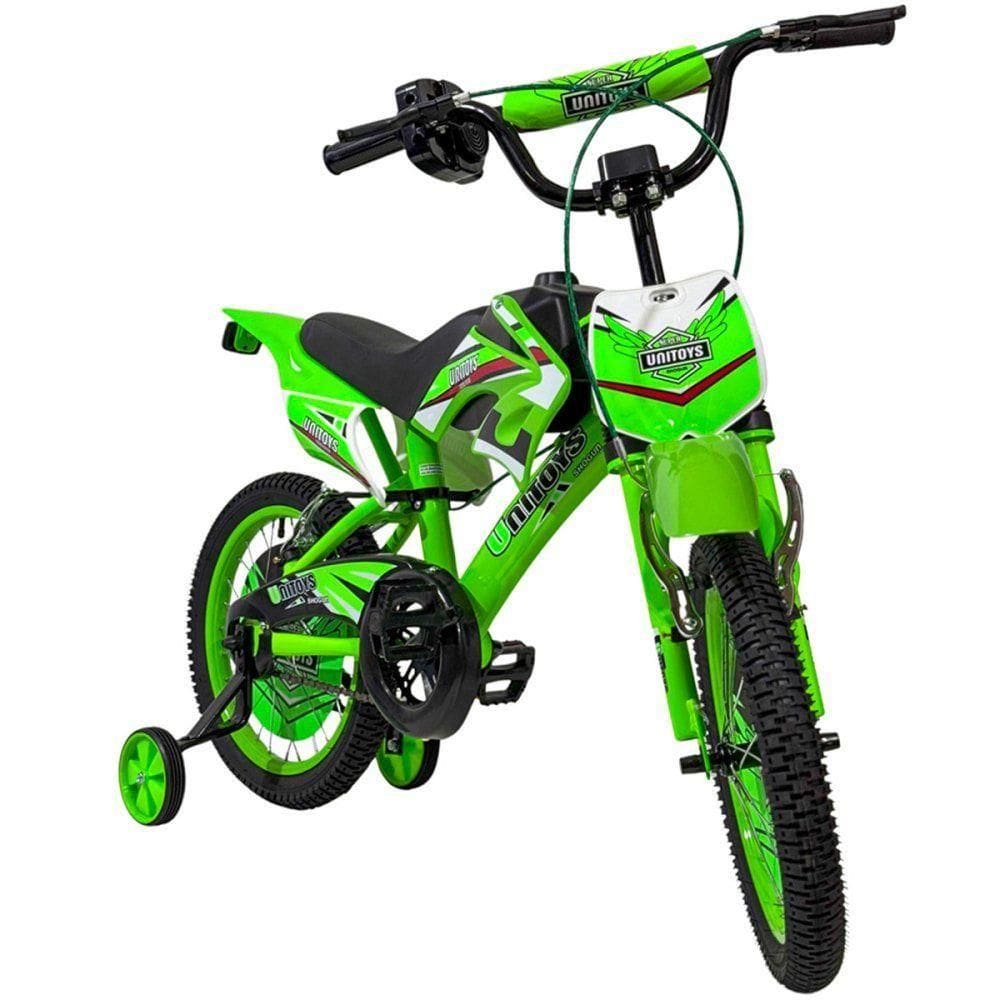 Bicicleta Moto Cross Aro 16 - Verde