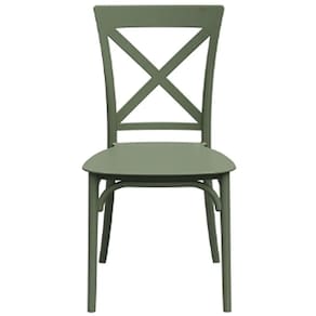 Cadeira Robust Cross Forte Plástico Cor Verde