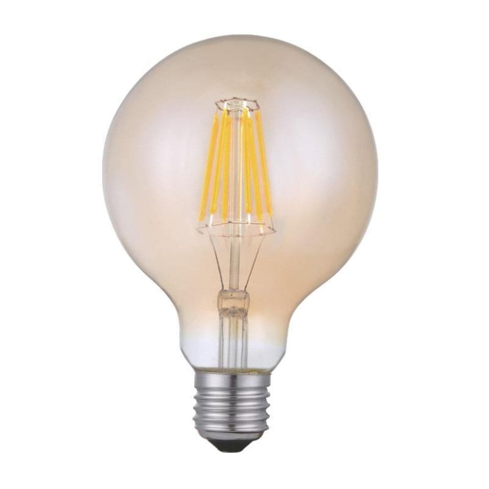 Lampada Filamento Led G95 4W Ambar 2200K Vintage Ali72