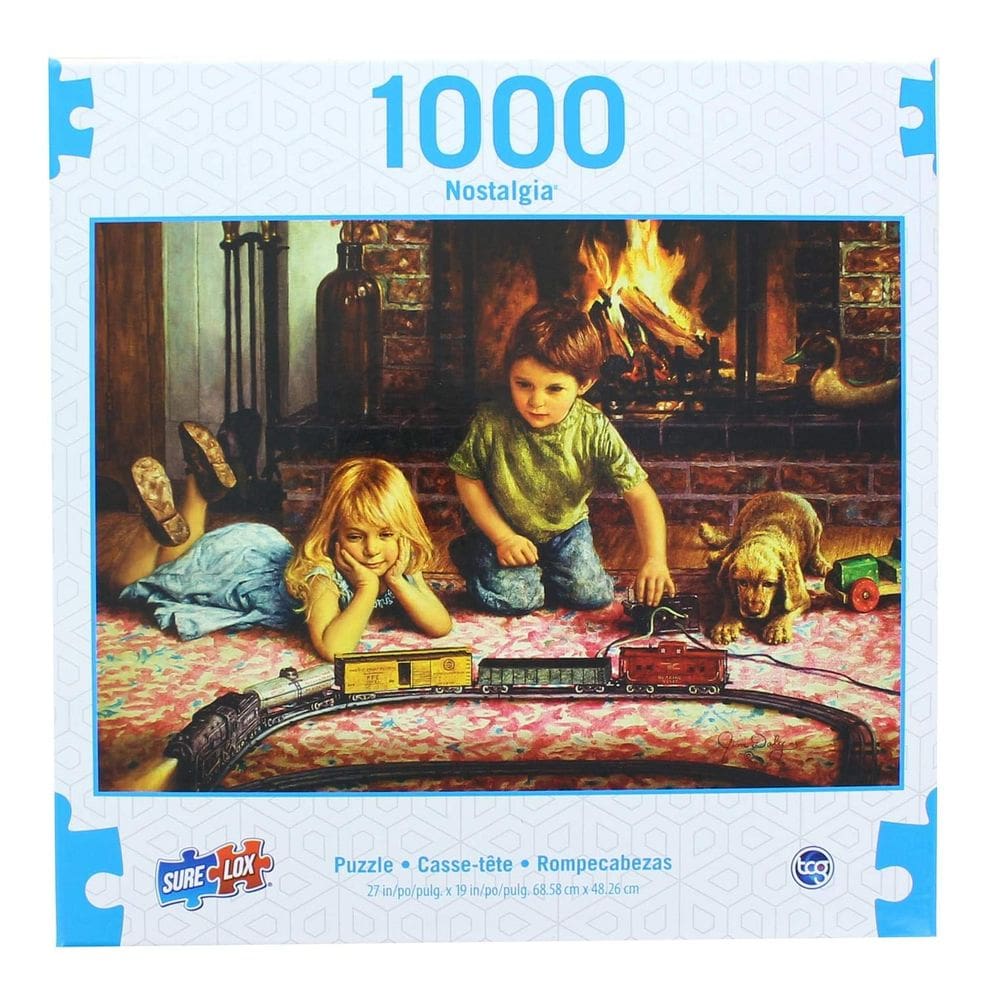 Quebra-cabeça Firelight Express, tema de nostalgia de 1000 peças