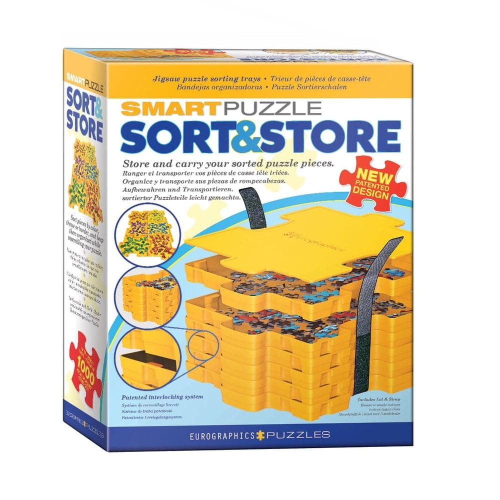 Conjunto de bandejas EuroGraphics Sort & Store com 6 bandejas