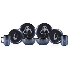 Conjunto de louças Ukonic Star Wars The Mandalorian de 8 peças