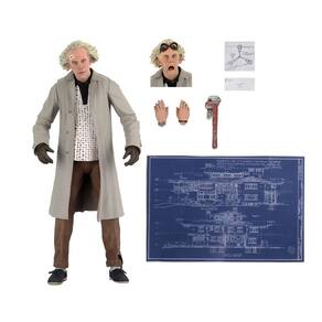 Boneco de ação NECA Back to the Future Ultimate Doc Brown