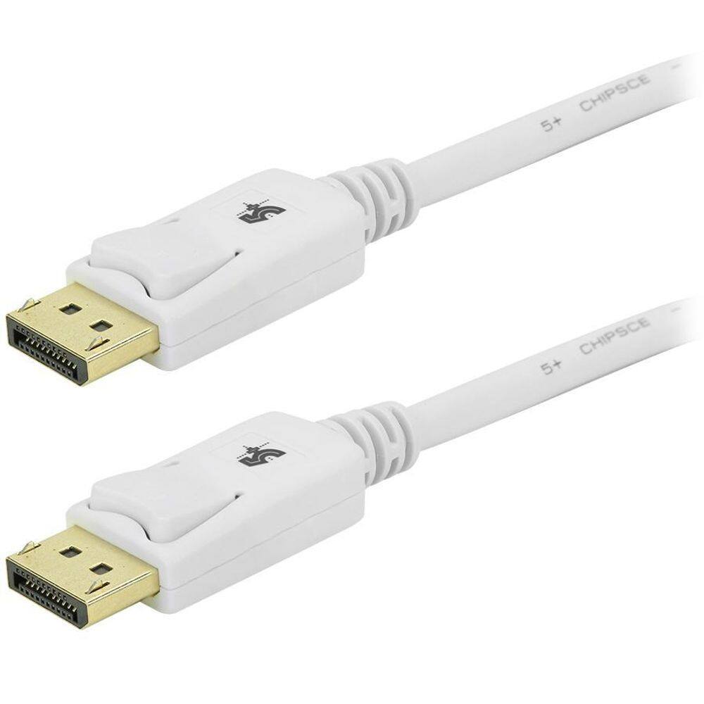 Cabo Displayport Chipsce 1.2 Branco 2 Metros 018-7497