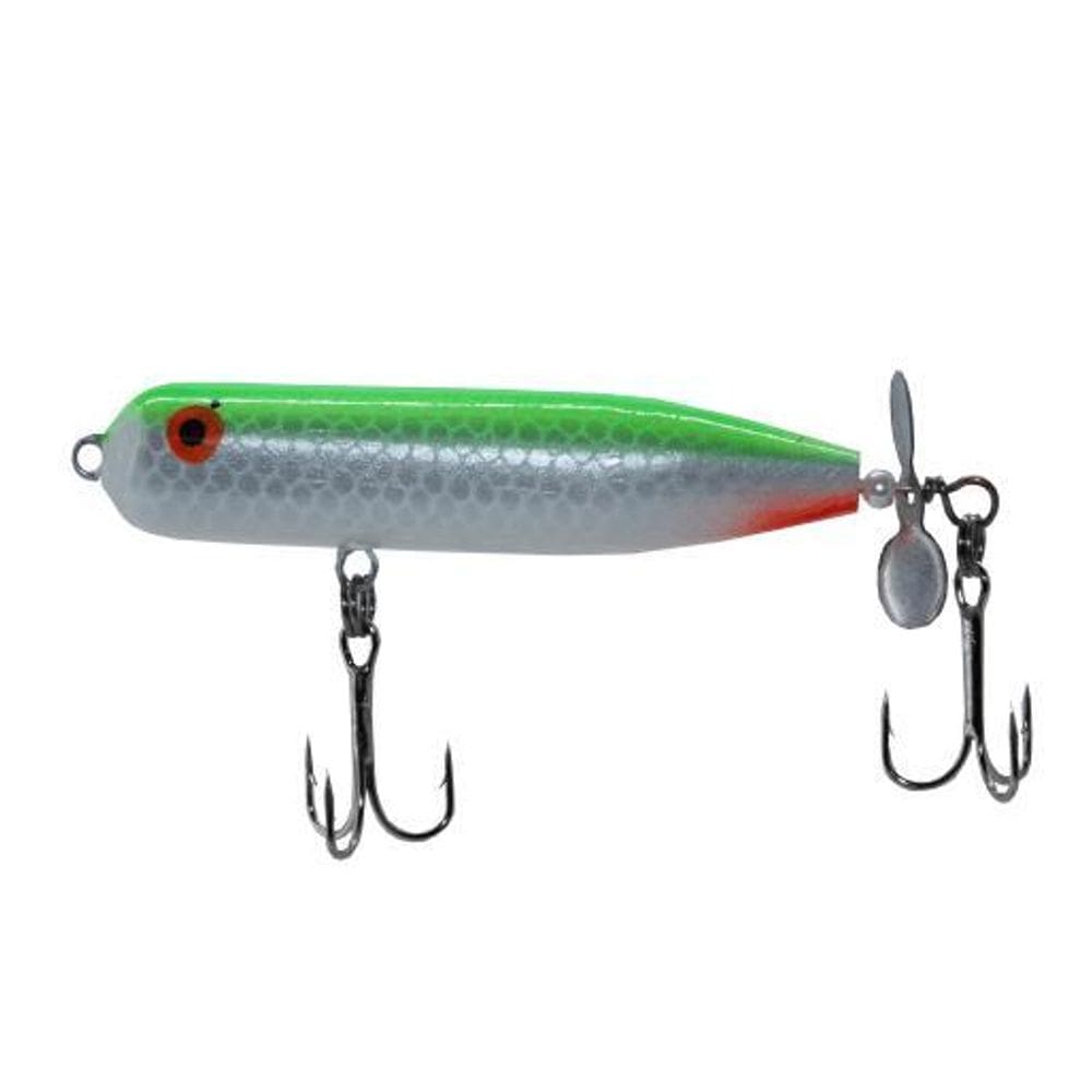 Isca Artificial Pesca Madeira 8Cm Com Helice Traira Tucunare