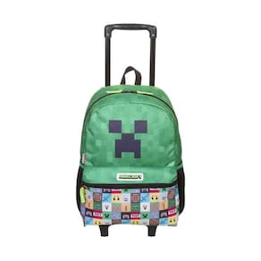 Mochila de Rodas Escolar Minecraft Infantil Colorida 066051