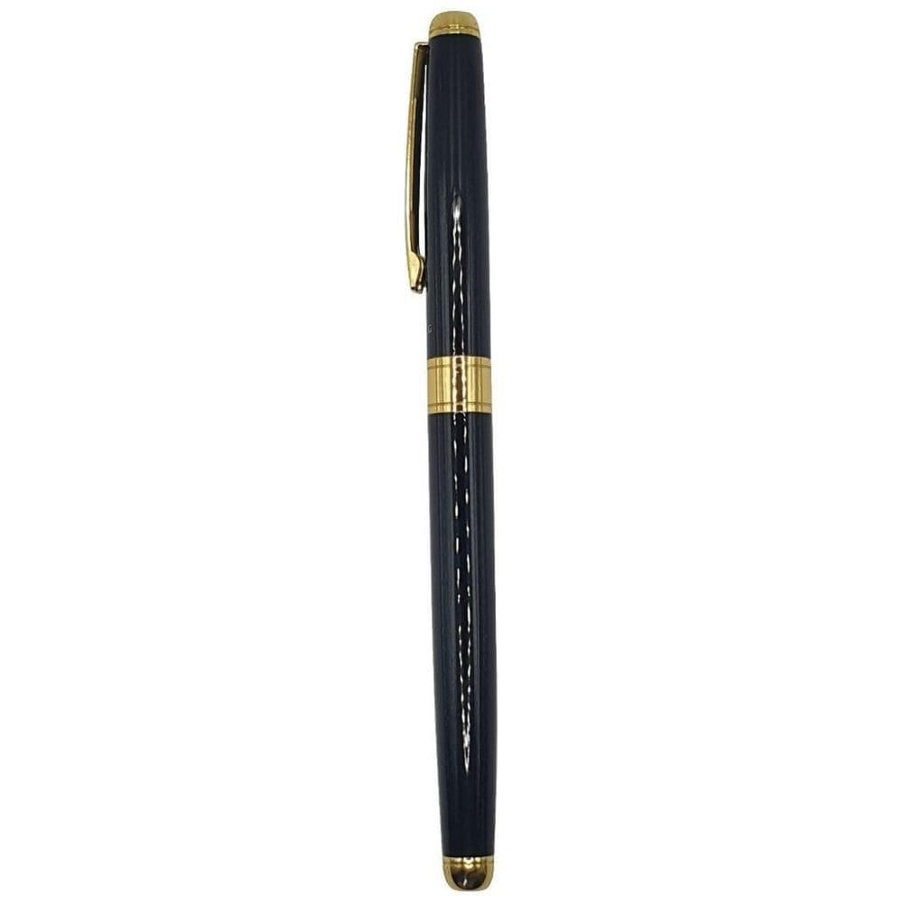 Caneta Herweg 8465 Rollerball Sheafer Preto Brilho Dourado