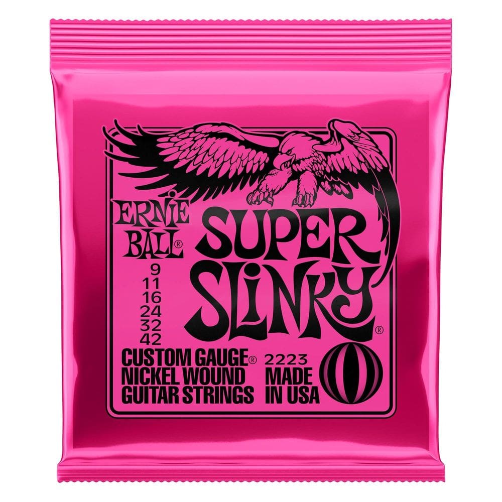 Encordoamento Corda Guitarra Ernie Ball Super 0.9 autêntico