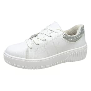 Tênis Feminino Casual Brilho Flatform Conforto Beira Rio